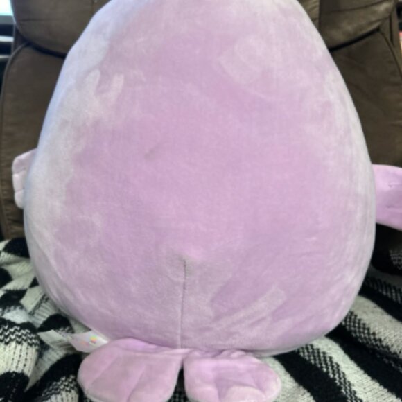 Squishmallows Winnie the Walrus 12" Stuffed Plush Shiny Heart like New with Tag - Picture 3 of 3